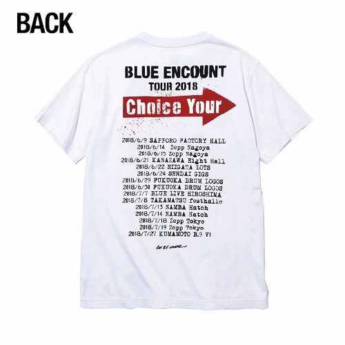 TOUR2018 Choice Your「→」TOURTシャツ